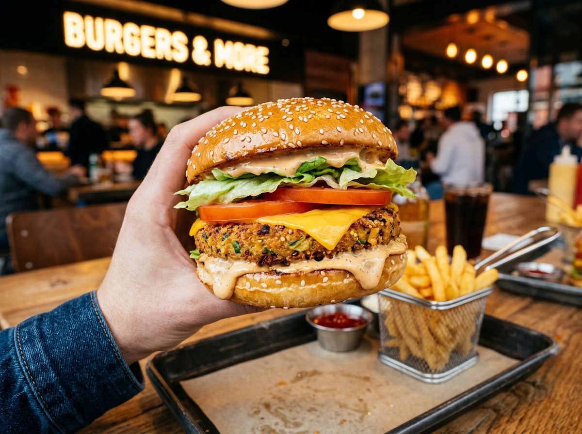Spicy Veggie Burger