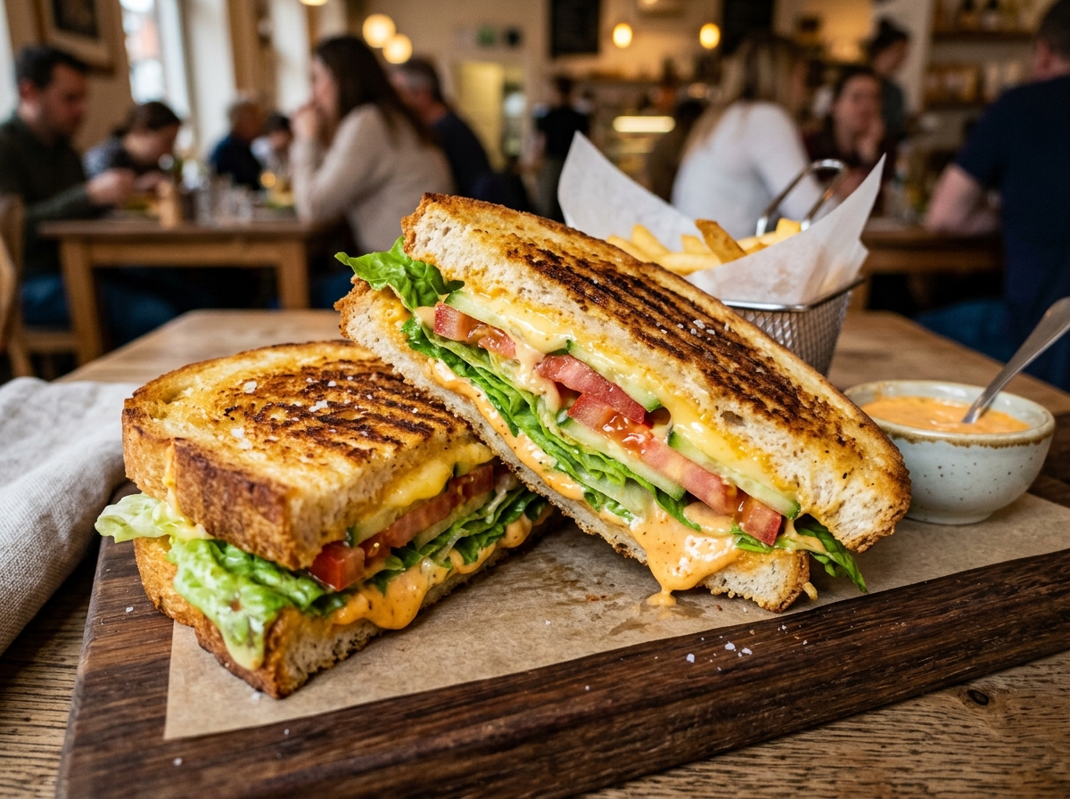 Fresh Veggie Grilled Sandwich